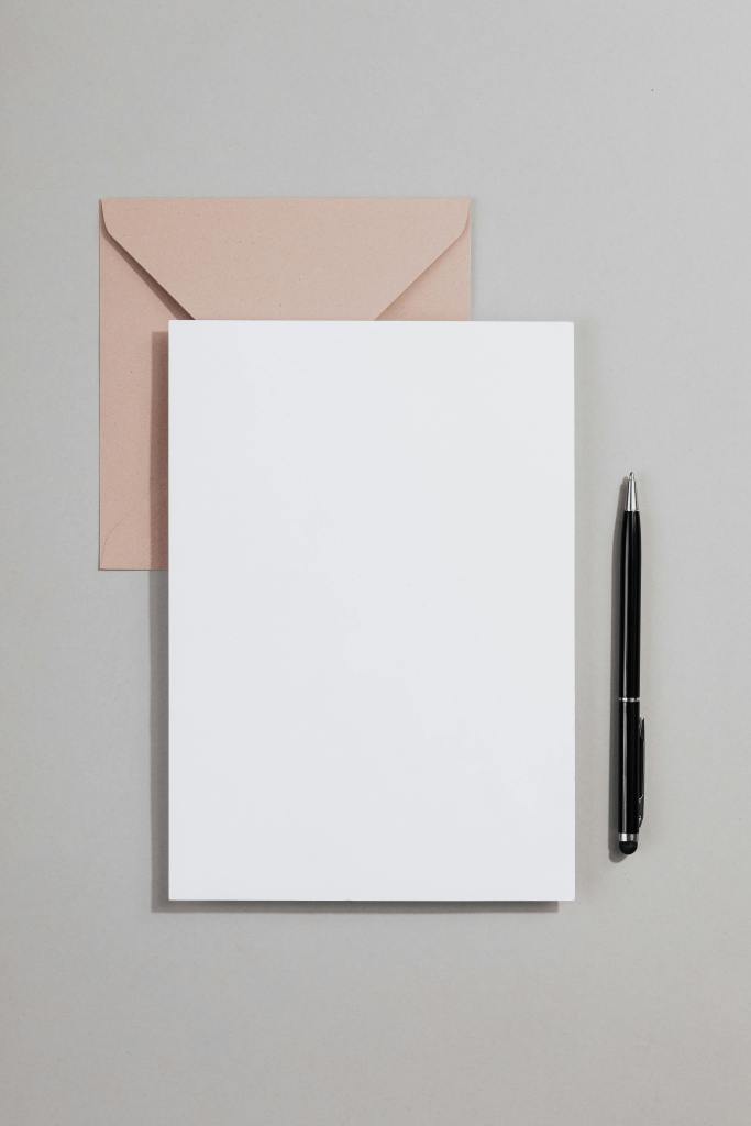 Image of a letter and pen.